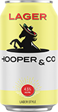 Hooper & Co Lager Beer x2 Cans